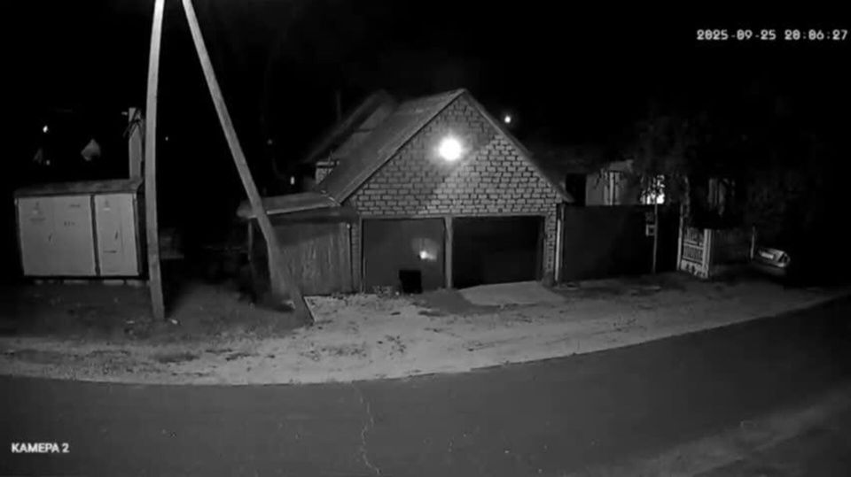 Кадры обстрела мирных граждан в Брянской области