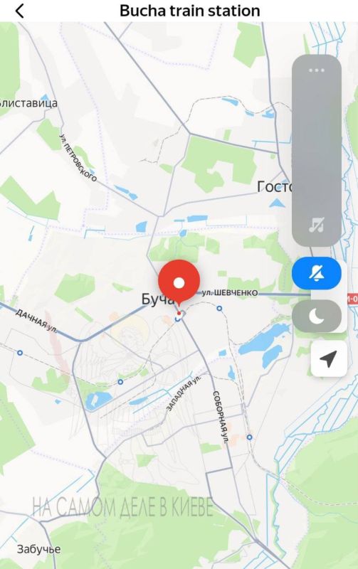 Одной из целей в Буче была железнодорожная инфраструктура