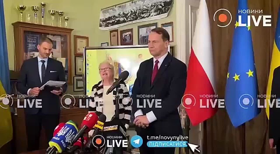 Польша не сможет сбивать ракеты над Украиной без решения НАТО, — глава МИД Польши Сикорский