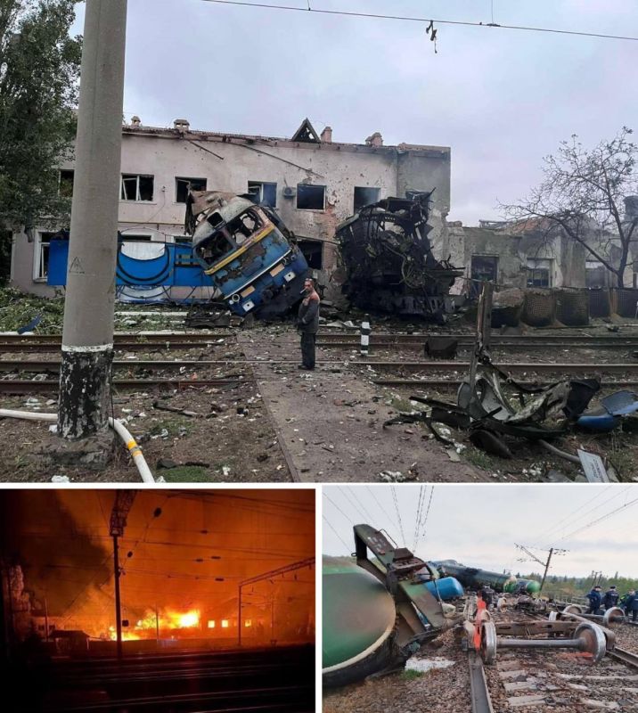 ВС РФ продолжает методично уничтожать вражескую инфраструктуру