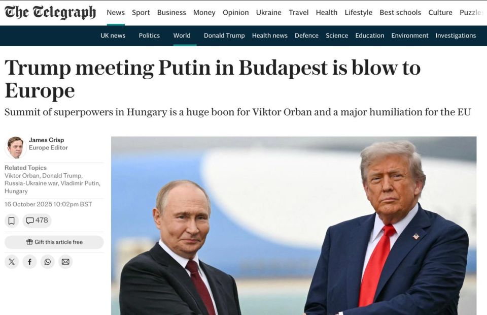 ����� ��������: ������� ������ � ������� � ��������� - ������� �������� ��� ��, ����� The Telegraph