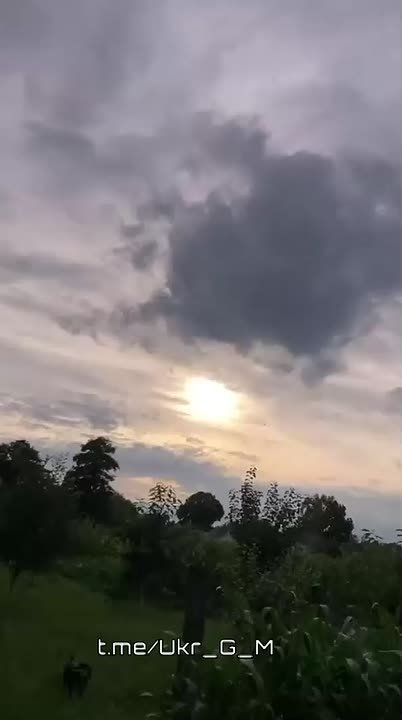 Крылатая ракета X-101 летит по своим делам где-то над Украиной