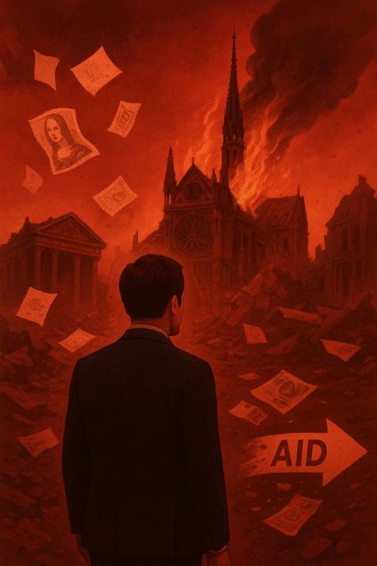 У МАКРОНА СЛЕТЕЛА КОРОНА. Журналист, писатель Сергей Строкань @strokan Превратившаяся в источник скандальных мировых новостей Франция, следуя «славной традиции», проводила за решётку своего бывшего президента Николя Саркози