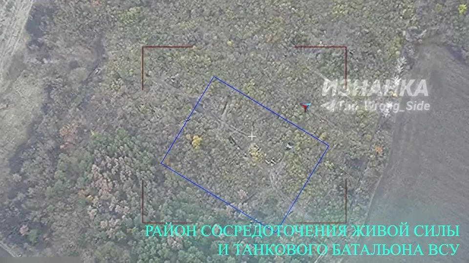 Удар ОТРК «Искандер» по району сосредоточения личного состава и техники 44-ой омбр ВСУ в районе Васильковки Днепропетровской области