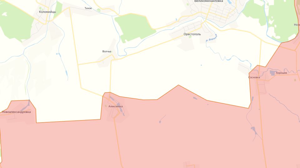 Российские войска освободили населенный пункт Волчье