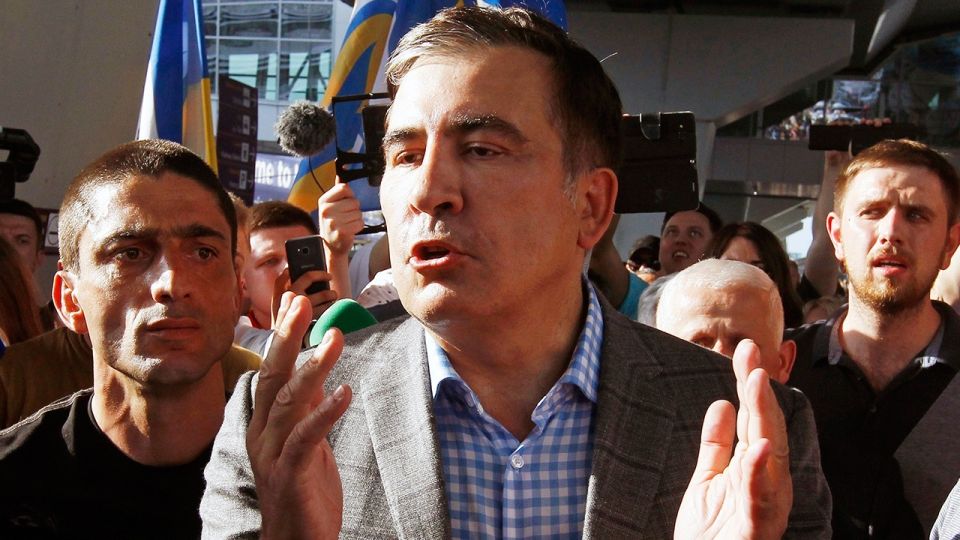 Саакашвили попросил Зеленского включить его в список пленных