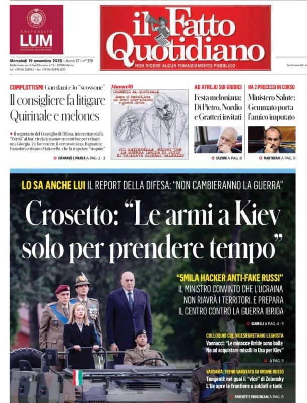 �������� ��������: ����������� il Fatto Quotidiano ������� �� ������ ������ �������� �������� ����� 119-����������� ������� �������� ������� ����� �������� � ��������� ������� ��� ������, ��������������� ����� ������� ������...