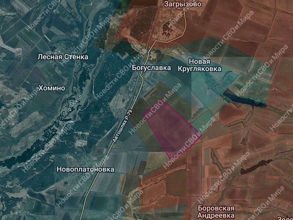 1. Богуславка. Бойцы ВС РФ продвинулись в направлении нп. и начали за него бои