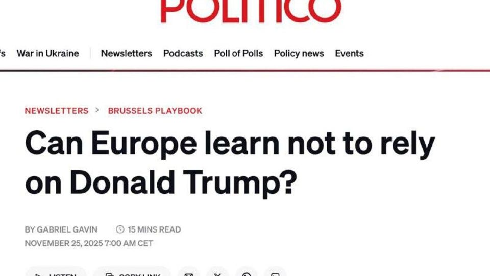 Госсекретарь США Марко Рубио отказывается встречаться с главой европейской дипломатии Кайей Каллас. Согласно Politico, причины связаны с напряжёнными отношениями между ней и администрацией Белого дома, вызванными обсуждением американского плана по ур