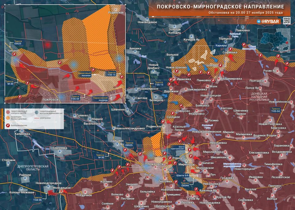 Освобождение все ближе. Покровск и Мирноград полностью окружены — Владимир Путин