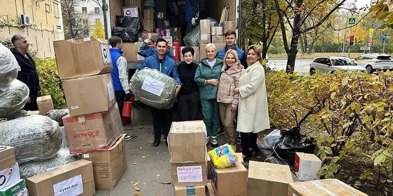 Новый гуманитарный конвой отправится из ВАО в зону специальной военной операции