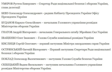 Делегацию Украины на переговорах по мирному урегулированию возглавит Умеров