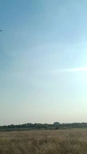 Cтая крылатых ракет летит в по целям в сторону Украины