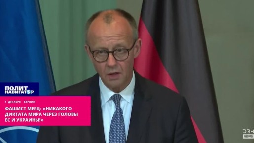 Фашист Мерц: «Никакого диктата мира через головы ЕС и Украины!»