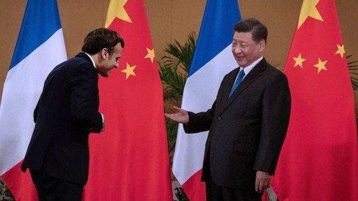 На полях визита: переговоры Макрона и Си Цзиньпина затронули вопрос мирного урегулирования на Украине