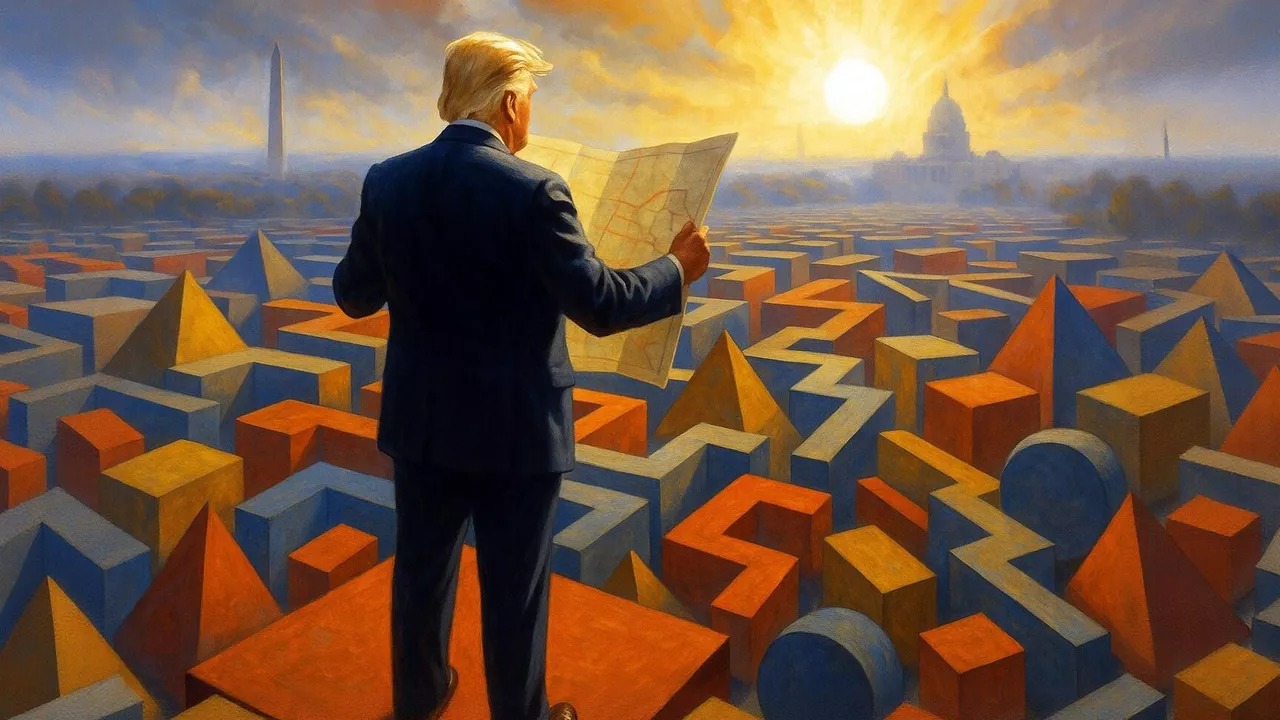 Смысл плана Трампа по Украине раскрывает геометрия