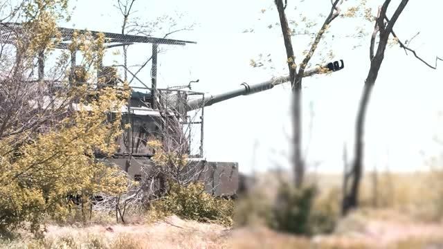 Расчеты "Мста-С" уничтожили замаскированные блиндажи ВСУ в районе Гуляйполя