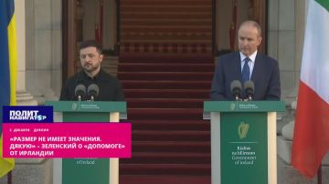 «Размер не имеет значения! Дякую» – Зеленский о сокращении «допомоги» от Ирландии