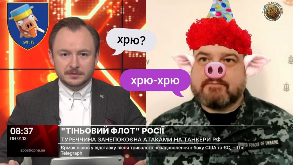 Два майора: Спикер ВМС ВСУ заявил в эфире укроСМИ о непричастности к атаке на танкеры в Чёрном море: