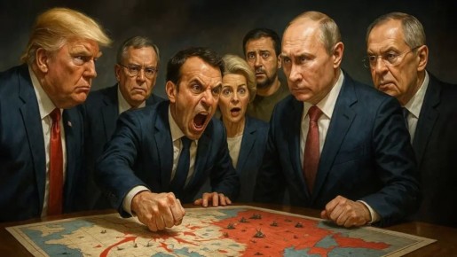 Макрон обо всём догадался. Секретные переговоры ЕС по Украине слили в Сеть