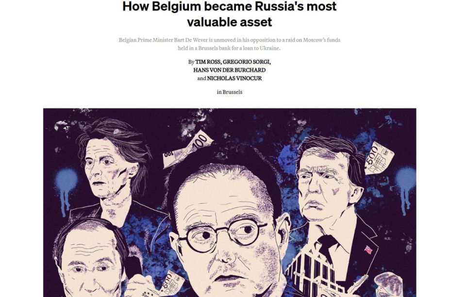 Блокировка Брюсселем воровства активов России обрушает единство ЕС, — Politico