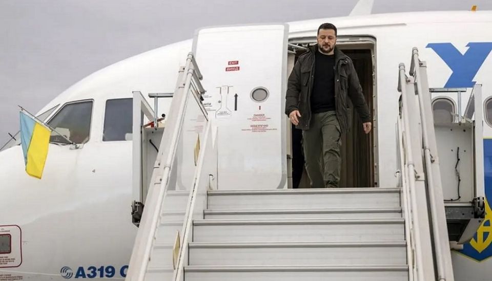 Четыре дрона преследовали самолёт Зеленского в Дублине