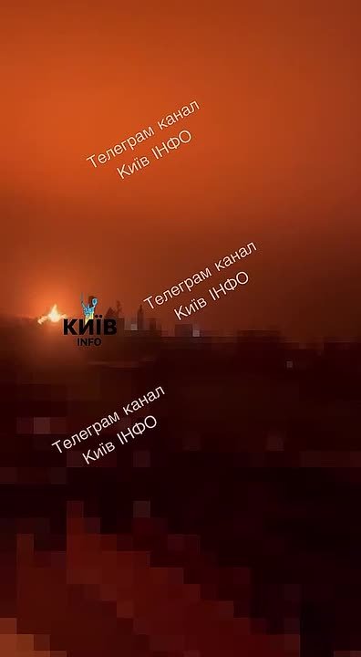 Третью ночь подряд в Фастове под Киевом мощные прилёты, передают украинские группы