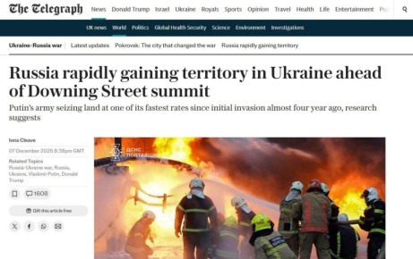 The Telegraph в панике: Русский каток ускоряется, а Запад готовит «план Б»