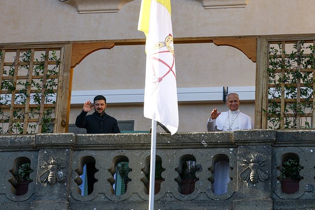 Зеленский встретился с Папой Римским Львом ХІV