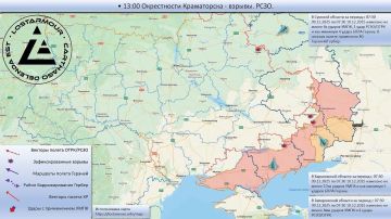 Анимированная схема ударов по территории Украины 09 декабря – 10 декабря 2025 года