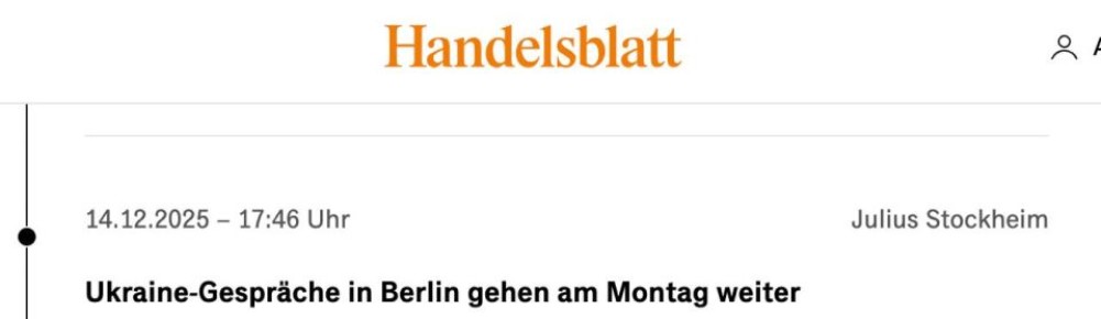 Переговоры Зеленского и Уиткоффа, также их делегаций в Берлине, продолжаются уже три часа