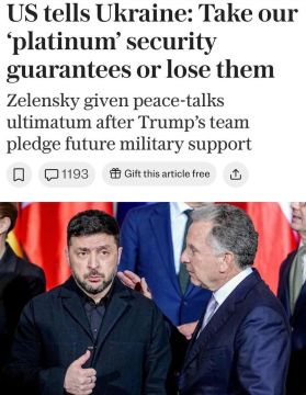 США сказали Зеленскому: Украина принимает «платиновое» предложение о гарантиях безопасности или вовсе их потеряет