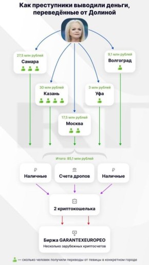 RT детально разобрали схему перевода денег Долиной мошенникам