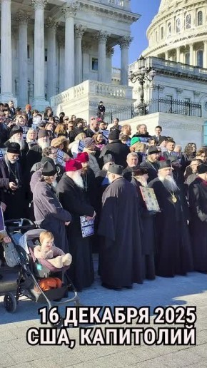 В США православные американцы вышли к Капитолию в поддержку УПЦ