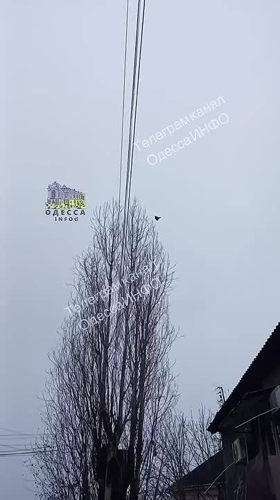 Видео из Одесской области, которая находится под атакой БПЛА