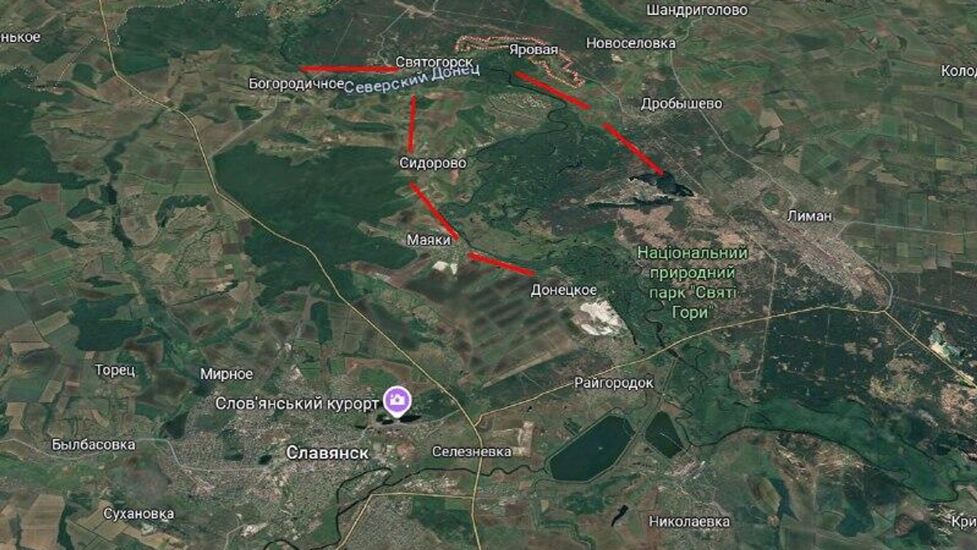 Киев объявил эвакуацию населённых пунктов между Харьковской областью и Славянском