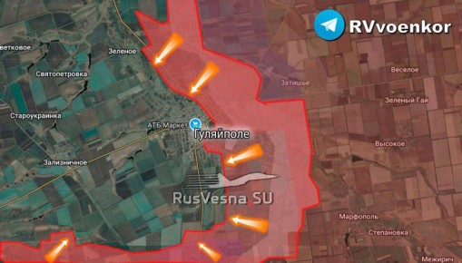 Армия России освободила большую часть Гуляйполя