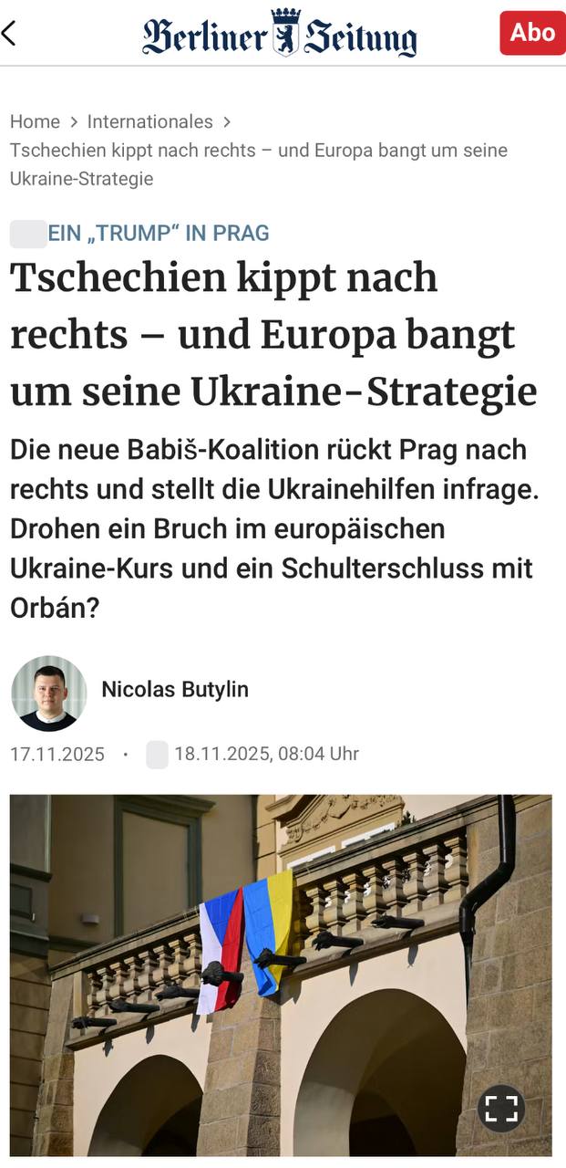 Алексей Журавлев: Еще одна страна ополчилась на Украину: в Евросоюзе образуется новый блок - Berliner Zeitung