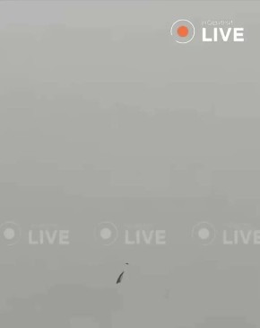 Триколор развевается над Киевом: в центре города заметили беспилотник с российским флагом