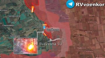 Армия России продолжает активное наступление и штурмует центр Гуляйполя