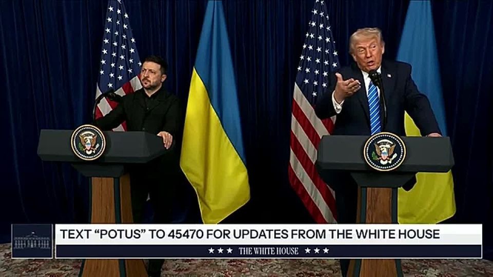 Президент США Дональд Трамп и Зеленский провели совместную пресс-конференцию по итогам переговоров