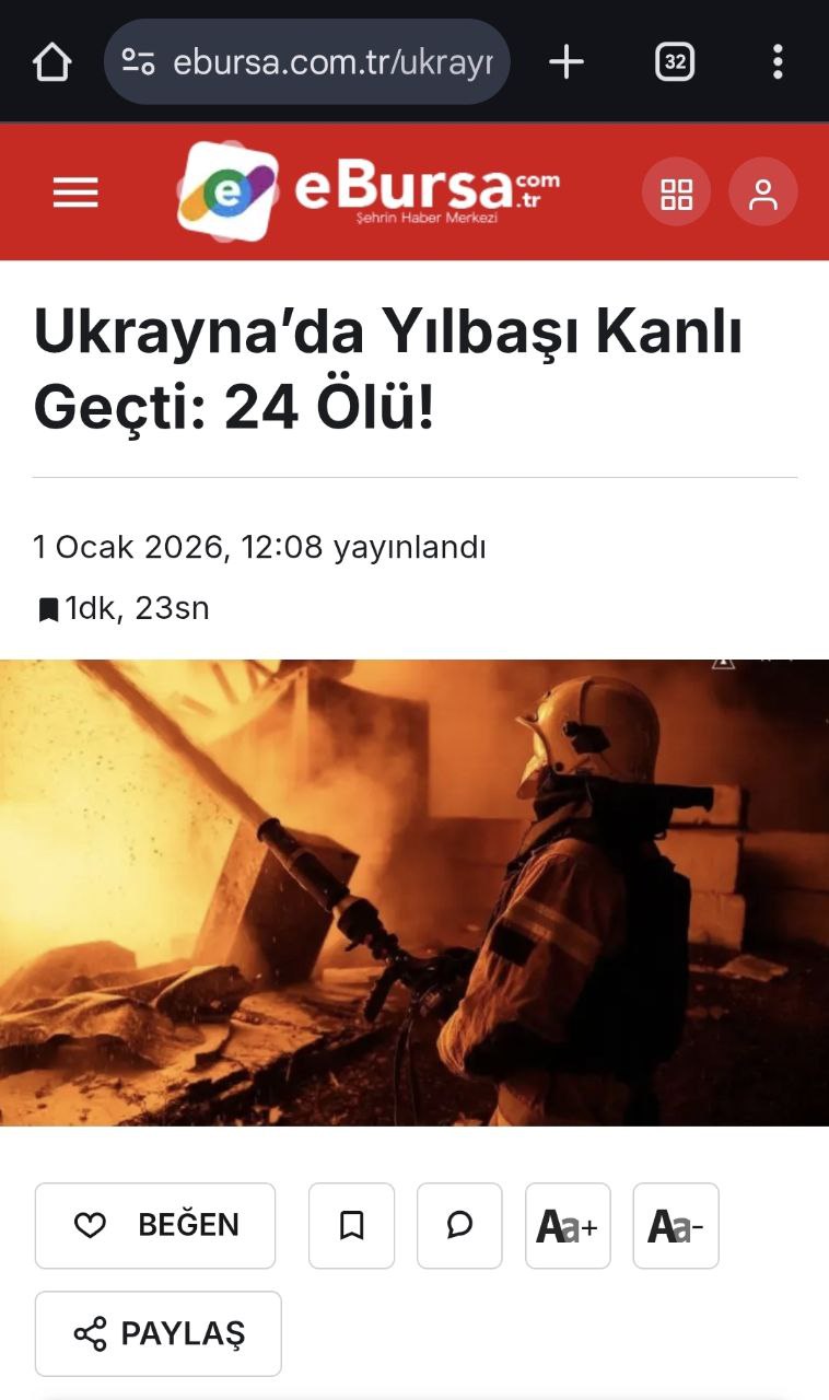 Парочка фейков в турецких СМИ об ударе по кафе в Херсонской области якобы Россией как ответ на попытку ударов на резиденцию Путина В.В. на Валдае