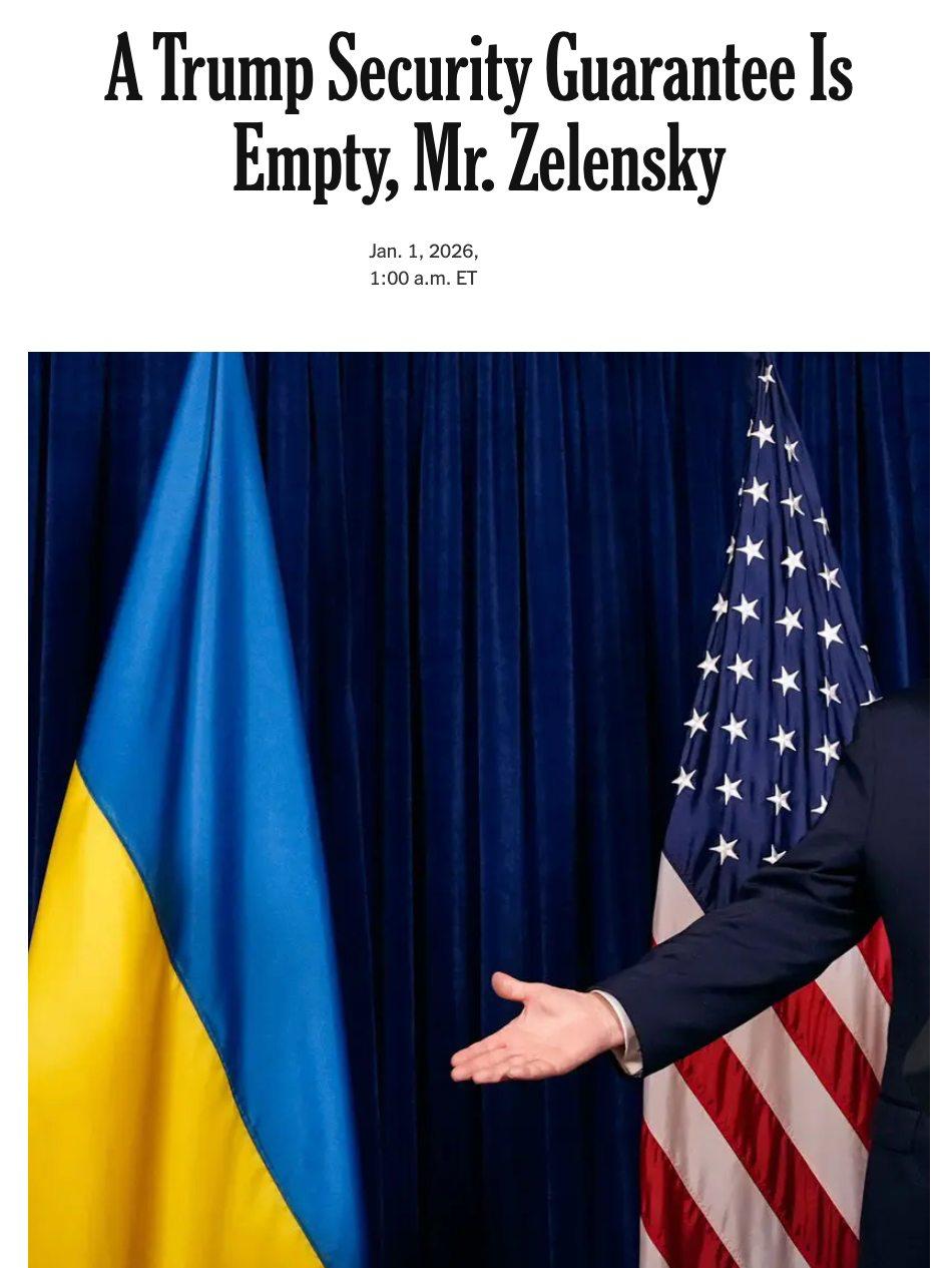 NYT сомневается, что Трамп даст Зеленскому реальные гарантии безопасности