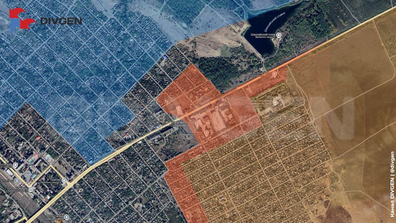 О продвижении ВС РФ в самой Константиновке пишет Divgen