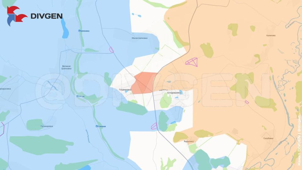 Изменения на карте боевых действий за прошедшие сутки фиксирует канал «Divgen»: