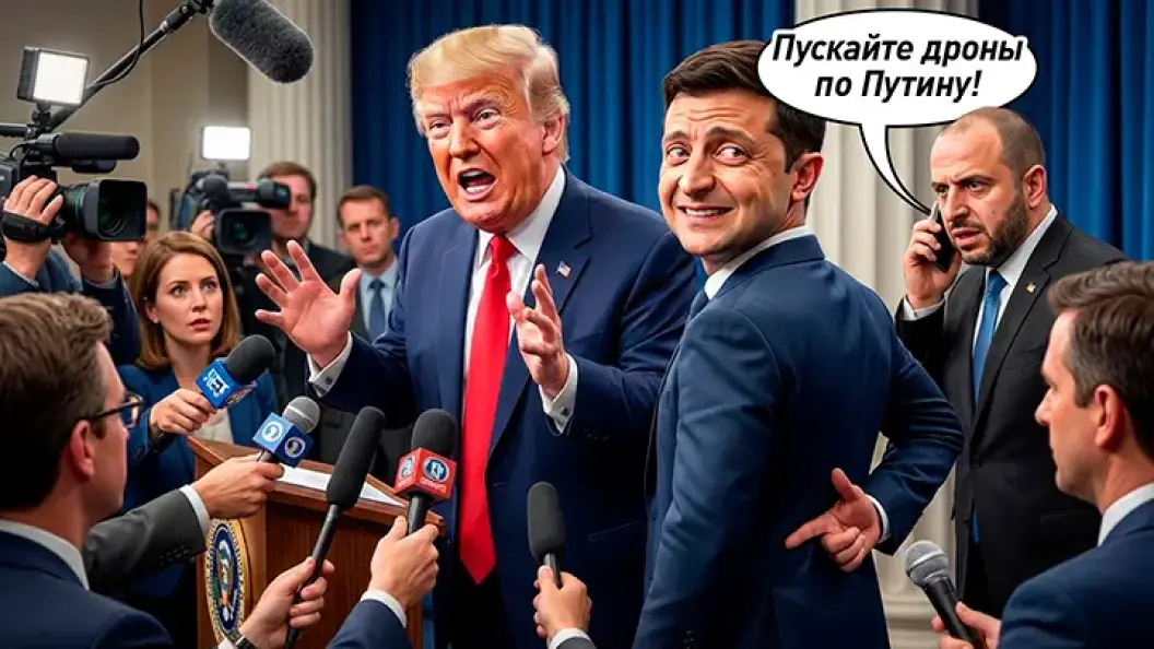 Зеленский после удара "Орешником" в панике обратился к Трампу. "Папочка, защити"