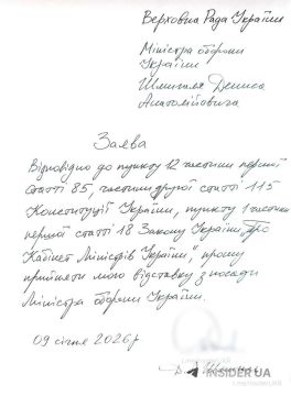 Заявления о отставке министра обороны Украины Шмыгаля и первого вице-премьера Федорова поступили в Верховную Раду