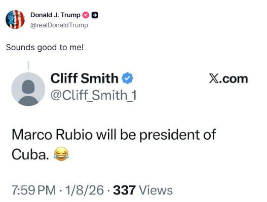 Кажется, Трамп подыскал Рубио новую работу — а именно должность президента Кубы