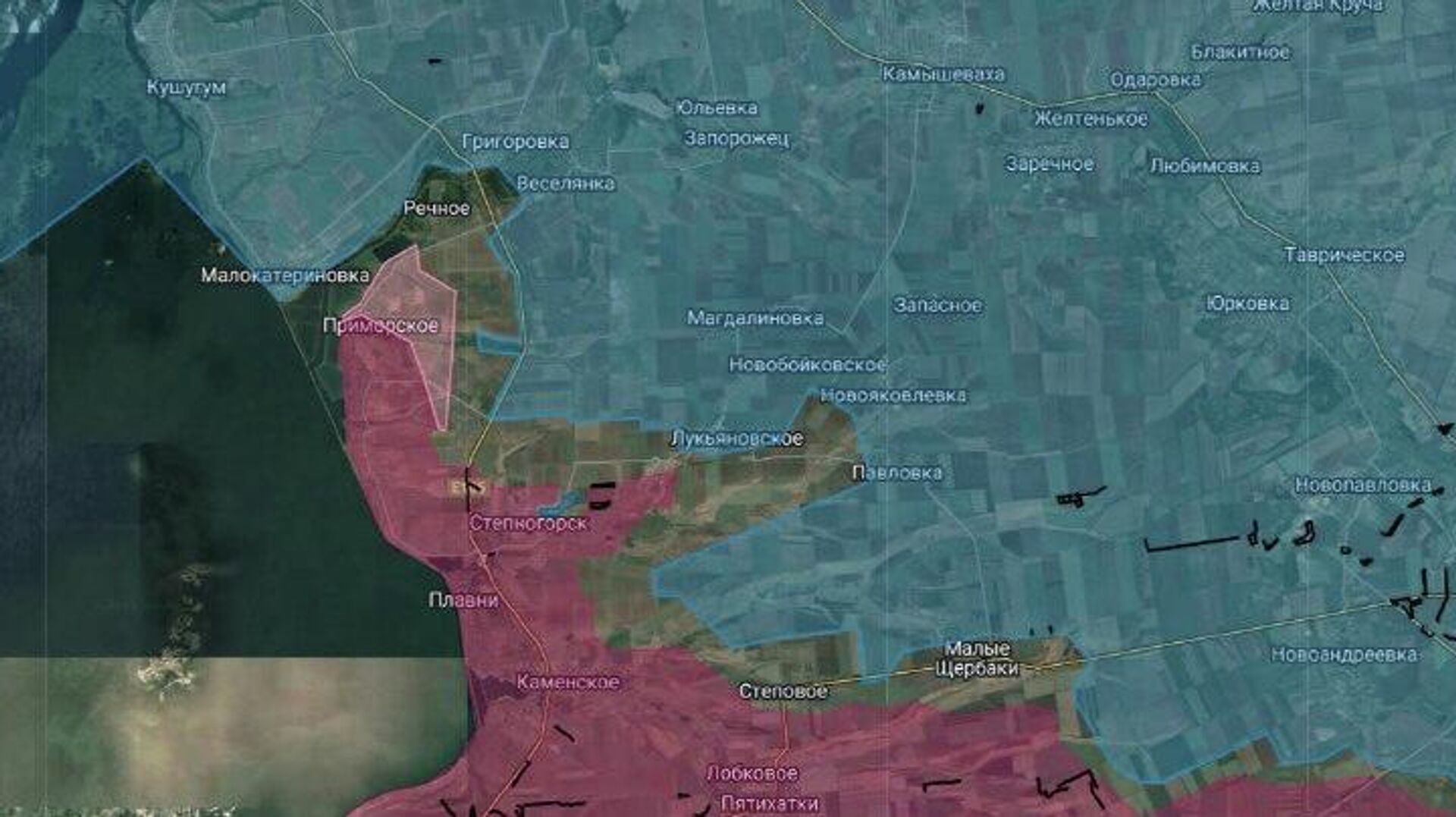 На Запорожском направлении освобождено село Приморское