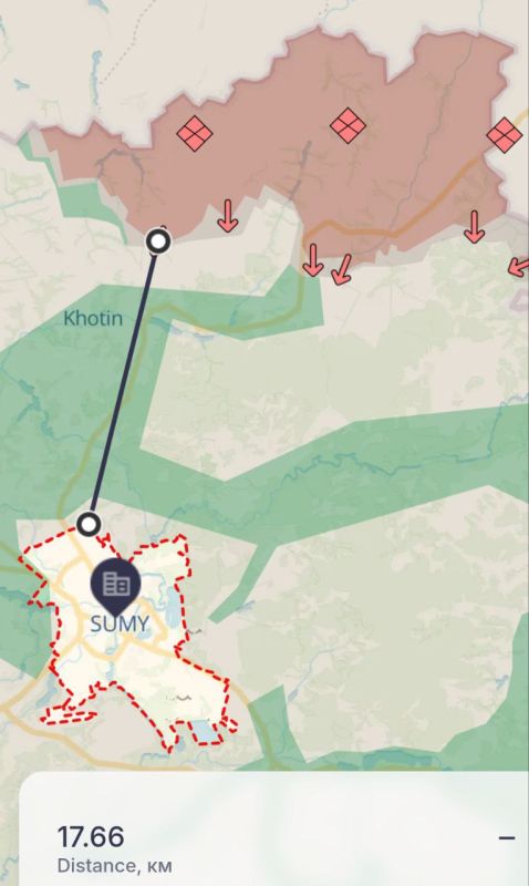 РФ создает плацдарм для дальнейших наступательных действий в направлении Хотени Сумской области: это представляет угрозу продвижения в сторону Сум, — 7-й корпус ДШВ ВСУ